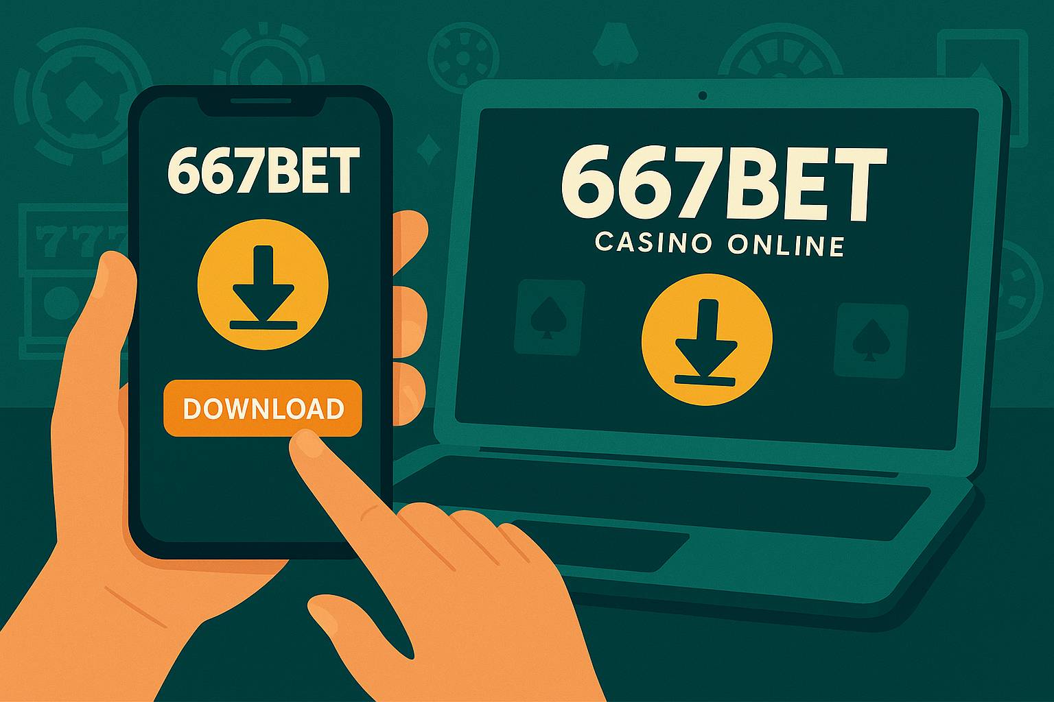 Baixar o 667BET Cassino App