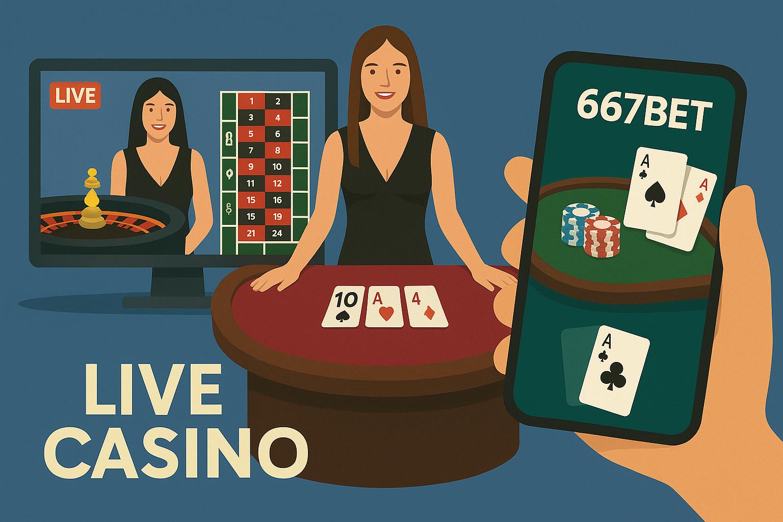 O 667BET Live Casino lança promoções regularmente